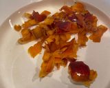 A picture of step 1 of Peach Preserves.
