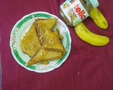 A picture of step 5 of Nutella Banana Toast.
