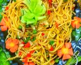 A picture of step 8 of Chowmein.