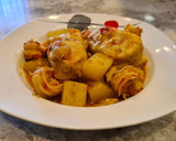 Foto del paso 8 de la receta: Merluza guisada en salsa de langostinos