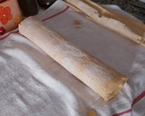 Foto del paso 1 de la receta: Bracito relleno de crema de limón y chocolate blanco con cobertura de chocolate y crocanti