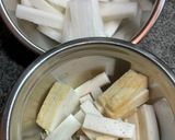 麵醬白蘿蔔魚片的食譜步驟1照片