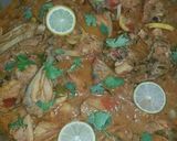 A picture of step 1 of Lemon chicken.