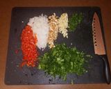 A picture of step 1 of Jay's Stuffed Chicken.