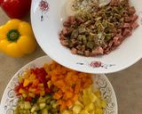 عکس مرحله 1 از دستور سالاد ماکارونی