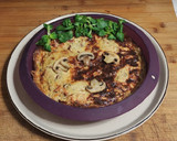 Foto del paso 7 de la receta: Quiche pollo, bacon y champiñones 🍗🥓🍄
