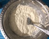 A picture of step 1 of Semolina Sandwich Dhokla.