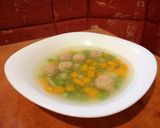 Gluténmentes zöldborsó leves májgombóc levesbetéttel recept fázis 5 fotója