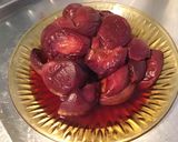 Une image de l'étape 1 de Compote de pommes et pêches de vigne.