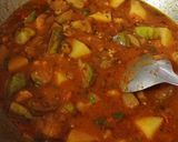 हरे बैंगन आलू की मसाला करी सब्ज़ी (Hare baingan aloo ki masala curry sabzi recipe in Hindi) रेसिपी चरण 10 फोटो