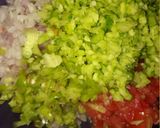 A picture of step 1 of Mix veg. Mayo Sandwich.