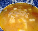 Foto langkah ke 9 dari resep Sup Merah Kembang Tahu dan Tahu Putih (Sup Merah Double Tahu).