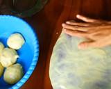 Foto langkah ke 3 dari resep Roti Maryam | Canai | Paratha Gurih Lembut Berlapis Anti Gagal.