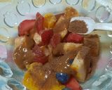 Foto del paso 4 de la receta: Ensalada de frutas con salsa de dulce de leche y algo más.