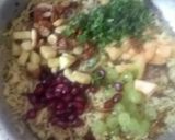 A picture of step 3 of Kashmiri Pulao.