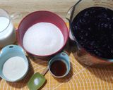 Foto langkah ke 1 dari resep Puding Lumut Bunga Telang.