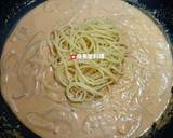 粉紅醬菠菜義大利麵（無奶油。低卡清爽。15分鐘）食譜步驟7照片
