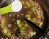 Foto langkah ke 2 dari resep 146. Bobor Bayam Praktis (bumbu iris).