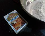 A picture of step 3 of Chicken tikka pizza in lock down (karahi baking).