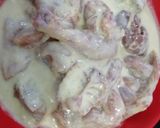 A picture of step 2 of Whaite chicken qorma.