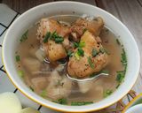 Hình bước làm 2 của món Mâm cơm với bánh pateso nhà làm