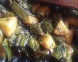 मेथी आलू सेम सब्ज़ी(Methi aloo sem sabzi recipe in Hindi) रेसिपी चरण 4 फोटो