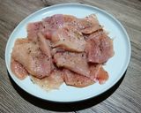 Baconbe tekert sajtos csirkemell recept fázis 1 fotója