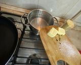 Pas rețetă Păstrăv cu mămăliguță și sos de usturoi 2 fotografie