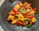 A picture of step 7 of Sweet and Sour Pork (Gu Lao Rou).