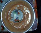 A picture of step 2 of Napolitano Flan with Cajeta.