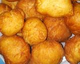 A picture of step 1 of Puff puff mandazi.