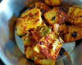 A picture of step 3 of Paneer Tikka Masala.