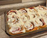 A picture of step 5 of Strawberry Rolls with Lemon Cream Cheese Glaze.