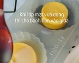 Hình bước làm 4 của món Flan rau câu không cần hấp