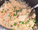 A picture of step 5 of Kesari pulao.