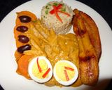 A picture of step 4 of Ají de Gallina, Jon Style.