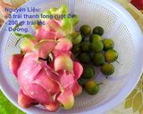 Hình bước làm 1 của món Siro Thanh Long
