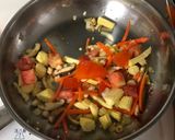 泡菜蔬菜炒粄條的食譜步驟3照片