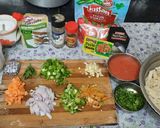 A picture of step 6 of Red sauce vegetables Italian pasta.