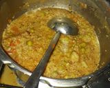 A picture of step 2 of Punjabi methi BAJRA kichda.
