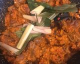 A picture of step 3 of Beef Rendang - Indonesian.