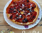 A picture of step 5 of Plum and Cherry Tart.
