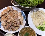 รูปขั้นตอนการทำที่ 6 ของ เมี่ยงหมูสามชั้น น้ำจิ้มถั่วตัด