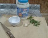 Foto del paso 1 de la receta: Mayonesa de ajo y cilantro