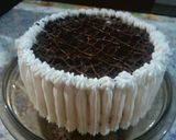 A picture of step 6 of Icecream Cake using Pancake Mix.