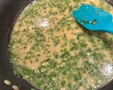 A picture of step 4 of Pan Fried Fish with Basil Lemon Sauce.