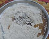 A picture of step 2 of Jaggery(gur) Thepla with Moth Beans.