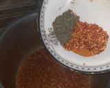 A picture of step 3 of Chiker Cholay with three Spices.