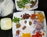 A picture of step 1 of Mexican rice.
