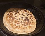 A picture of step 9 of Aalo bharay parathay.